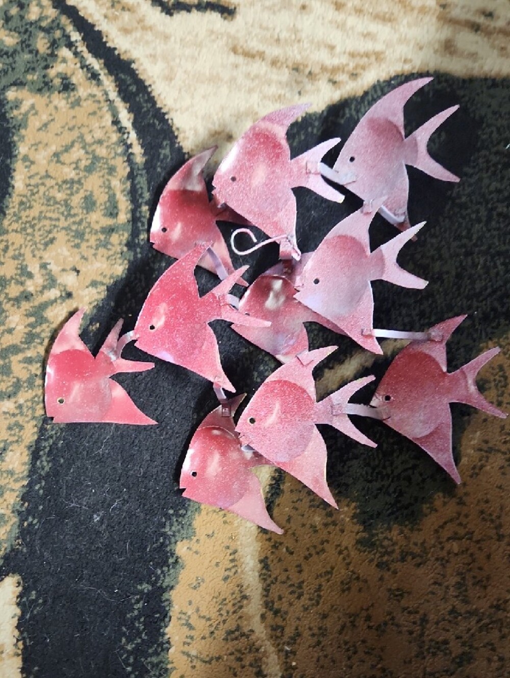 Mid Century Metal Fish Wall Hanging - Picture 8 of 10
